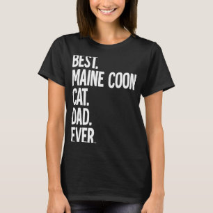 Camiseta El mejor padre de gato de Maine