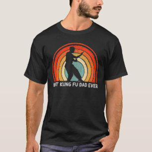 Camiseta El mejor padre de Kung Fu de estilo retro