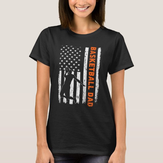 Camiseta El mejor padre de la bandera de Estados Unidos es  (Anverso)
