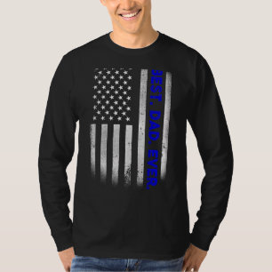 Camiseta El mejor padre de la época de la bandera de Estado