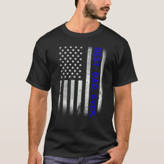 Camiseta El mejor padre de la época de la bandera de Estado