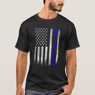 Camiseta El mejor padre de la época de la bandera de Estado