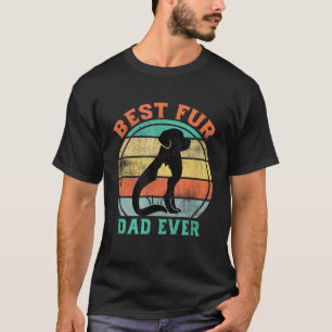 Camiseta El mejor padre de los cuatro, un gato y un perro r