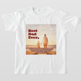 Camiseta El mejor padre de los proverbios 20:7 Verso de la 