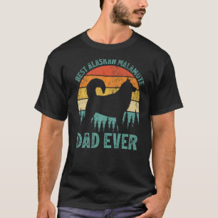 Camiseta El mejor padre de Malamute en Alaska