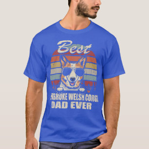 Camiseta El mejor padre de Pembroke Welsh Corgi