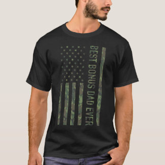Camiseta El Mejor Padre de Regalo de Estados Unidos Militar