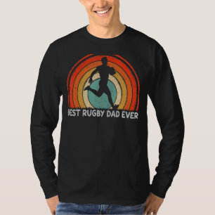 Camiseta El mejor padre de rugby de moda masculino