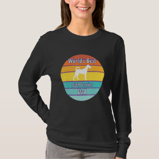 Camiseta El mejor padre de terrier irlandés del mundo