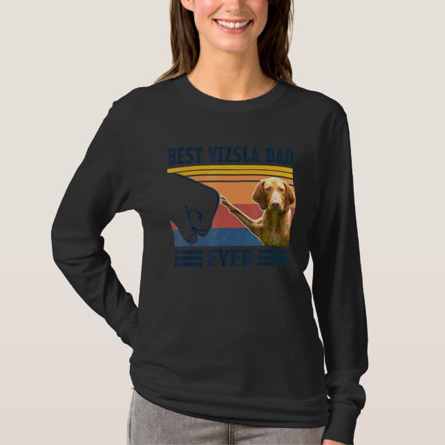 Camiseta El mejor padre de Vizsla (Anverso)