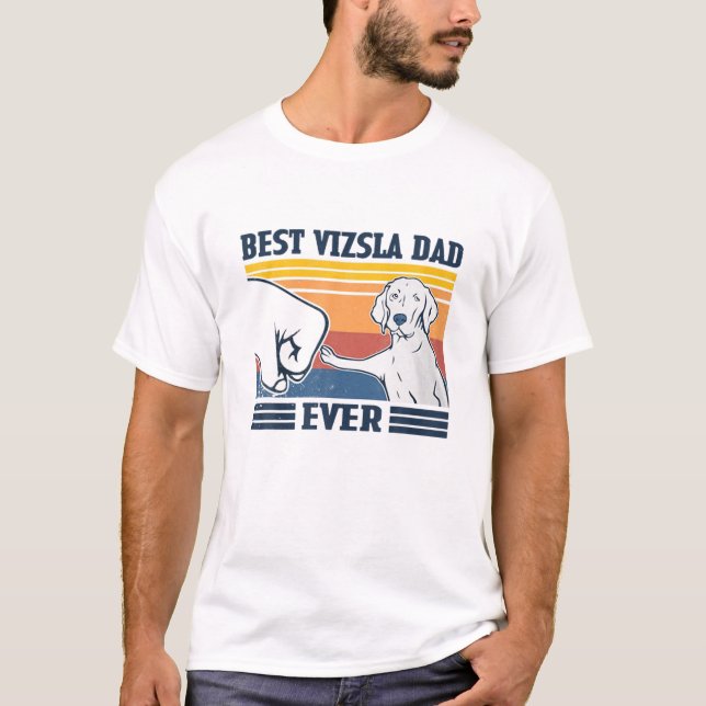 Camiseta El mejor padre de Vizsla (Anverso)