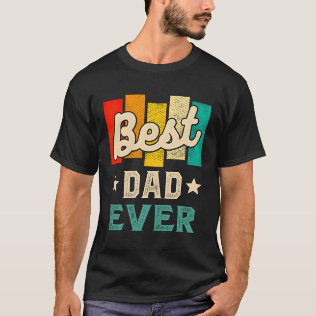 Camiseta El Mejor Padre Del Día Del Padre (Anverso)