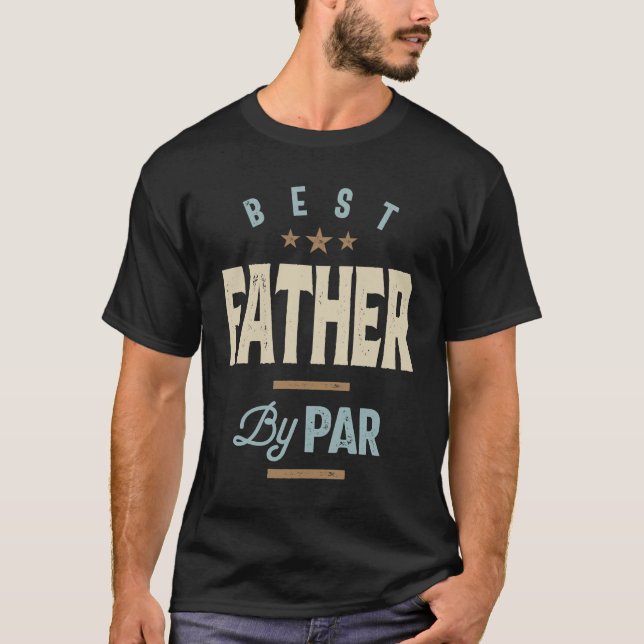 Camiseta El mejor padre del día del padre en el campo de go (Anverso)