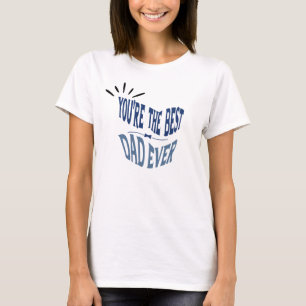 Camiseta El mejor padre del día especial del padre
