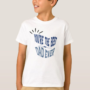 Camiseta El mejor padre del día especial del padre