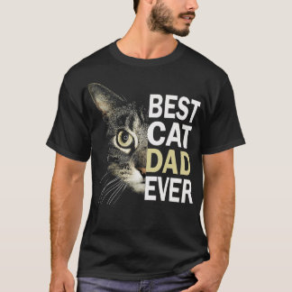 Camiseta El mejor padre del gato de la historia del gato es