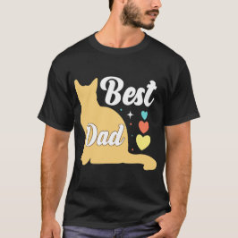 Camiseta El mejor padre del gato de la historia: un regalo 