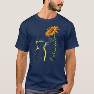 Camiseta El mejor padre del gato del girasol es siempre un