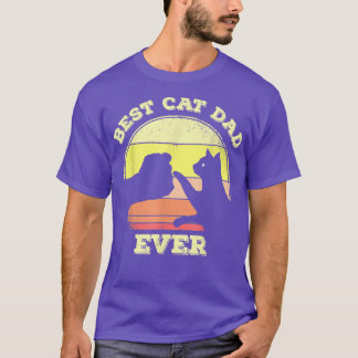 Camiseta El mejor padre del gato es el amante del gato dive
