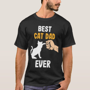 Camiseta El mejor padre del gato fue el padre animal de gat