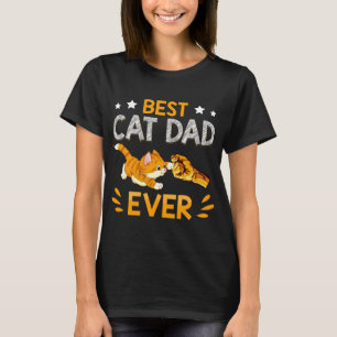 Camiseta El mejor padre del gato jamás golpeado para los h