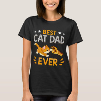 Camiseta El mejor padre del gato jamás golpeado para los ho