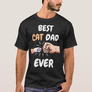 Camiseta El mejor padre del gato jamás los hombres se peina