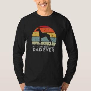 Camiseta El mejor padre del Greyhound italiano del estilo r