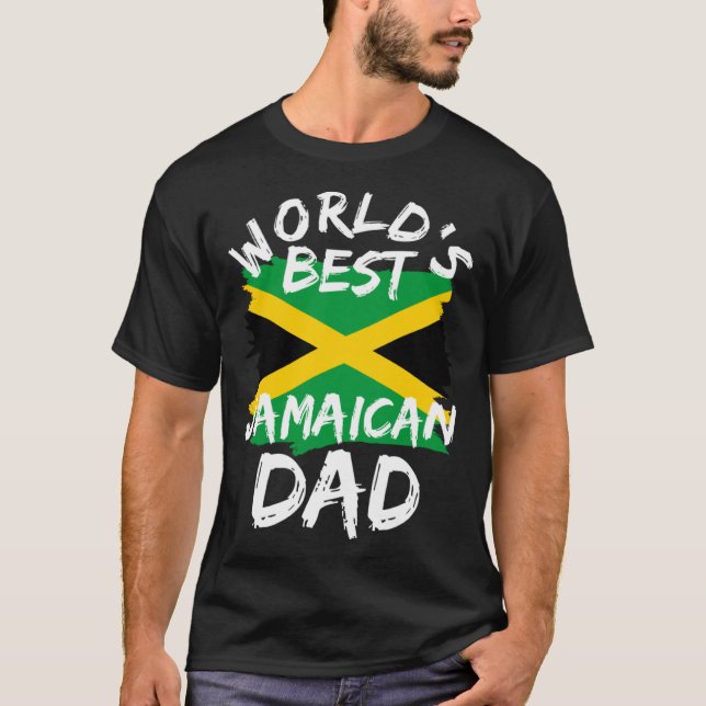 Camiseta El mejor padre del mundo de los padres jamaiquinos (Anverso)