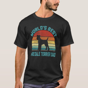 Camiseta El mejor padre del mundo de moda, Airedale Terrier