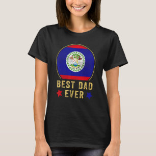 Camiseta El mejor padre del mundo padre beliceño país Belic