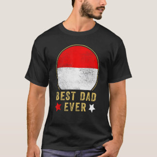 Camiseta El mejor padre del país padre indonesio Indon
