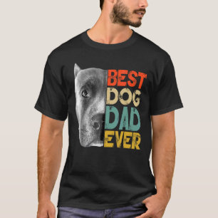 Camiseta El mejor padre del perro de Pitbull