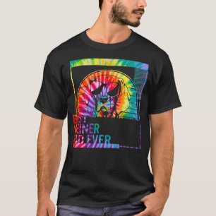 Camiseta El mejor padre del perro de Weiner para los hombre