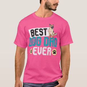 Camiseta El mejor padre del perro jamás pastor alemán