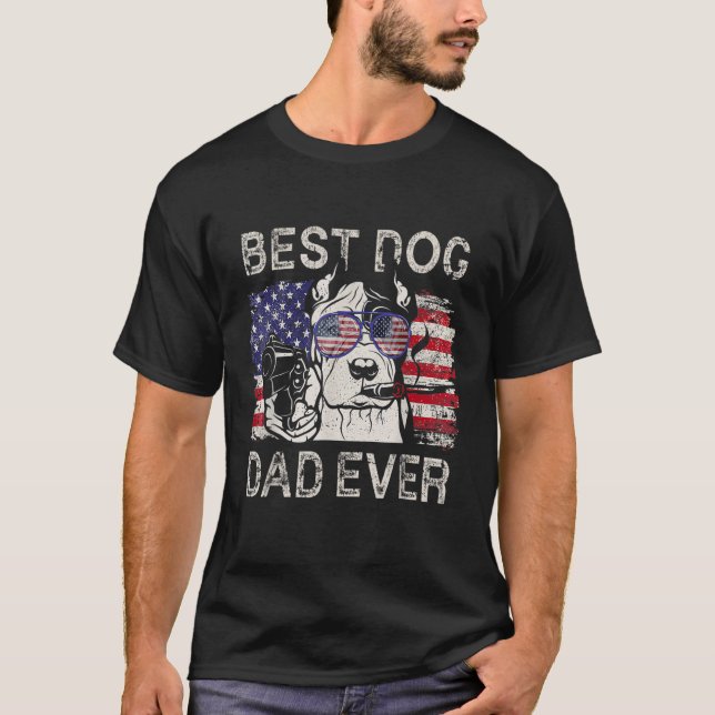 Camiseta El Mejor Padre Del Perro Que Ha Estado Pabellón No (Anverso)