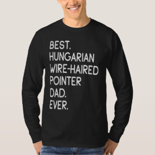 Camiseta El mejor padre del puntero haitiano por cable de l