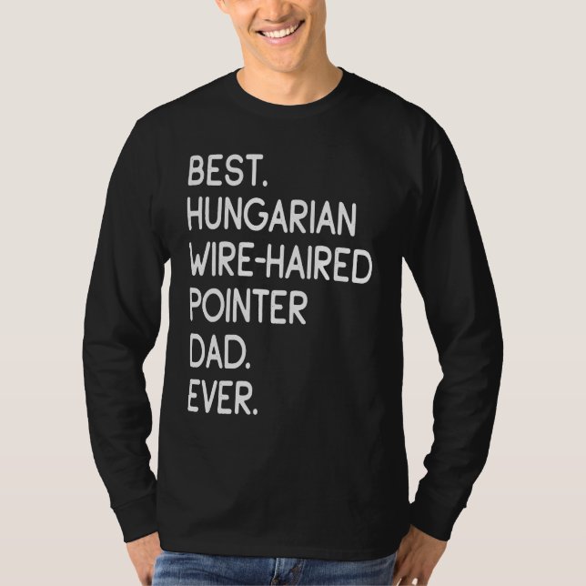 Camiseta El mejor padre del puntero haitiano por cable de l (Anverso)