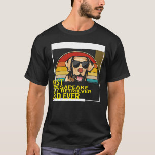 Camiseta El mejor padre del recuperador de la bahía de Che