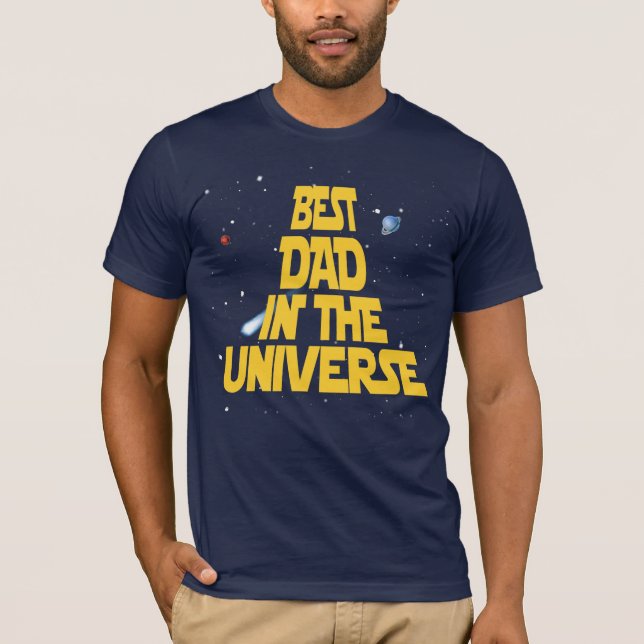 Camiseta El Mejor Padre Del Universo (Anverso)
