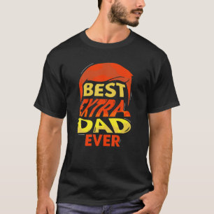 Camiseta El Mejor Padre Extra Ever Step Dad Stepfather Dice