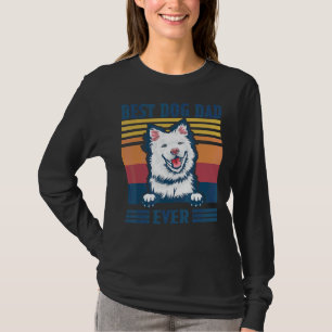 Camiseta El mejor padre finlandés del Lapphund que jamás ha