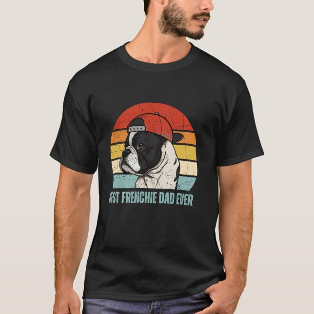 Camiseta El mejor padre francés de Bulldog divertido de per (Anverso)