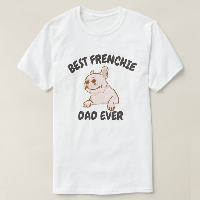 Camiseta El mejor padre francés de la historia, el gracioso (Diseño del anverso)