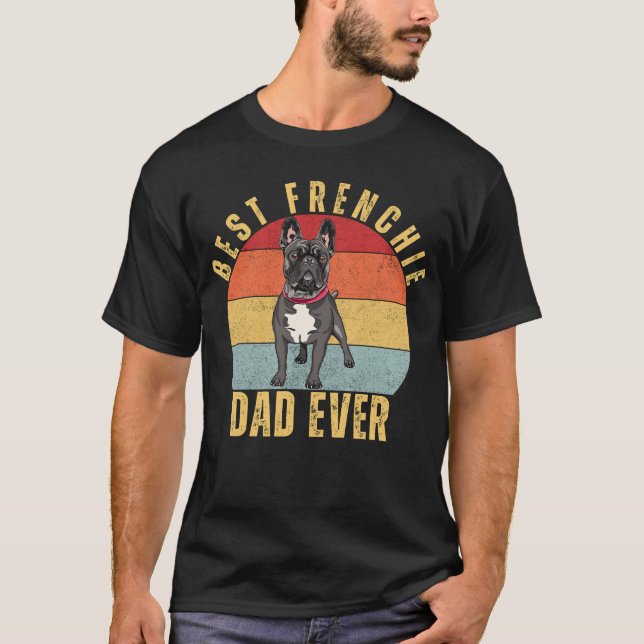Camiseta El mejor padre francés de la historia, el gracioso (Anverso)