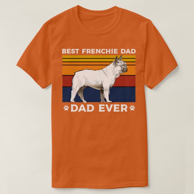 Camiseta El mejor padre francés de todos los tiempos2 (Diseño del anverso)