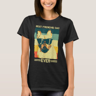 Camiseta El mejor padre francés el Bulldog francés