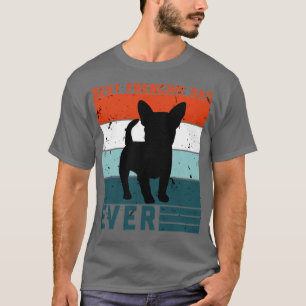 Camiseta El mejor padre francés jamás amante del bulldog fr