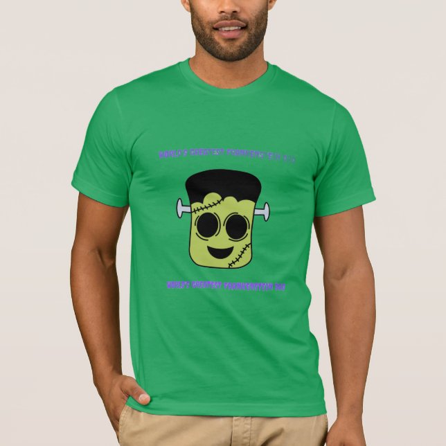 Camiseta El mejor padre Frankenstein del mundo (Anverso)