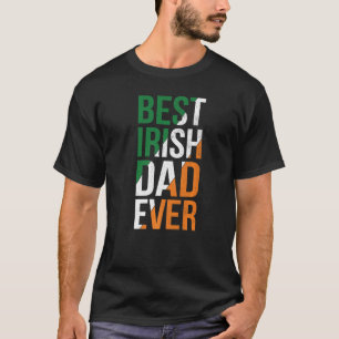Camiseta El mejor padre irlandés de todos Día de San Patri